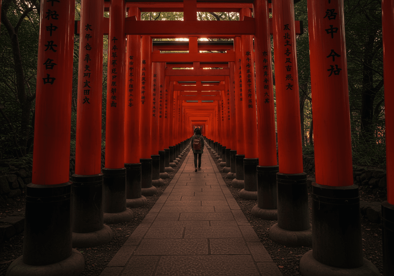 Fushimi Inari Shrine in Kyoto, Japan